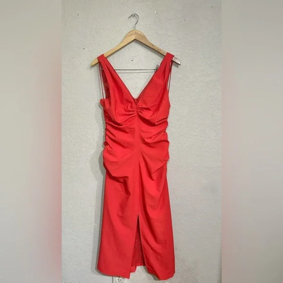 Cinq A Sept | Leona Dress In Red Size: 10 - Picture 2 of 5